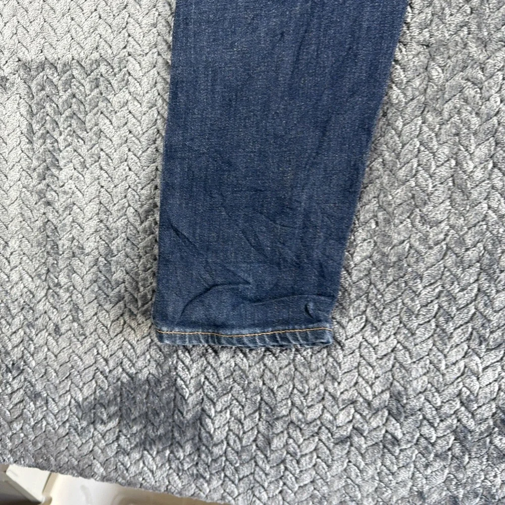 Levi's 519 Jeans Mens 32x32 Blue Cotton Denim Skinny Leg‎ Faded Stretch Workwear